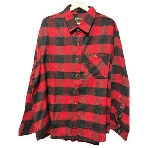 Stanley Red/Black Men’s Flannel Shirt Size XL New